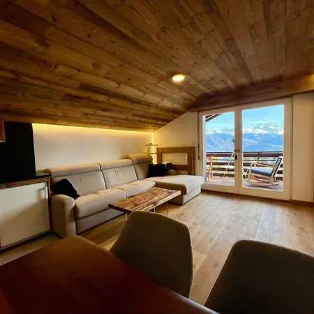 Attique - Vue Plongeante Sur Le De La Moubra Crans-Montana