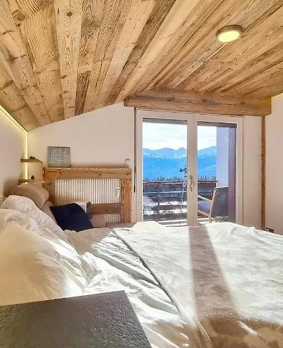 Attique - Vue Plongeante Sur Le De La Moubra Apartamento Crans-Montana